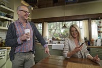 The Fosters, Peter Paige (L), Teri Polo (R), 'Lucky', Season 3, Ep. #10, 08/17/2015, ©KSITE