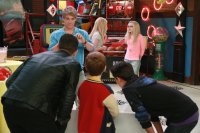 Liv and Maddie, Lucas Adams (L), Dove Cameron (R), 'Scoop-a-Rooney', Season 3, Ep. #16, 04/24/2016, ©DISNEYCHANNEL