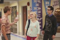 Liv and Maddie, Lucas Adams (L), Dove Cameron (C), Joey Bragg (R), 'Home Run-A-Rooney', Season 3, Ep. #15, 04/10/2016, ©DISNEYCHANNEL