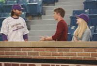 Liv and Maddie, Brandon Crawford (L), Lucas Adams (C), Dove Cameron (R), 'Home Run-A-Rooney', Season 3, Ep. #15, 04/10/2016, ©DISNEYCHANNEL