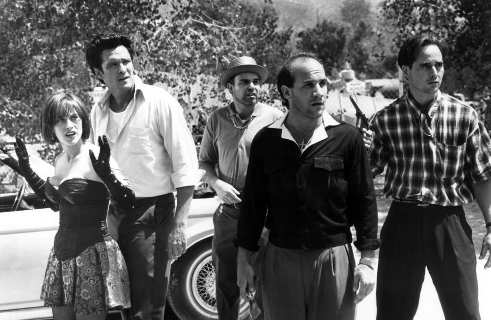 TROUBLE BOUND, Patricia Arquette, Michael Madsen, Billy Bob Thornton, Paul Ben-Victor, Rustam Branaman, 1993, TM & Copyright (c) 20th Century Fox Film Corp.
