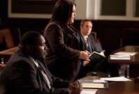 Drop Dead Diva, Quinton Aaron (L), Brooke Elliott (R), 'Bride-a-Palooza', Season 3, Ep. #12, 09/18/2011, ©LIFETIME