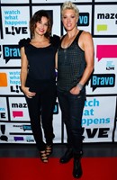 Watch What Happens: Live, Gina Gershon (L), Jackie Warner (R), 07/16/2009, ©BRAVO