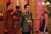 The Office, Rainn Wilson (L), B.J. Novak (C), Nancy Walls (R), 'Diwali', Season 3, Ep. #6, 11/02/2006, ©NBC