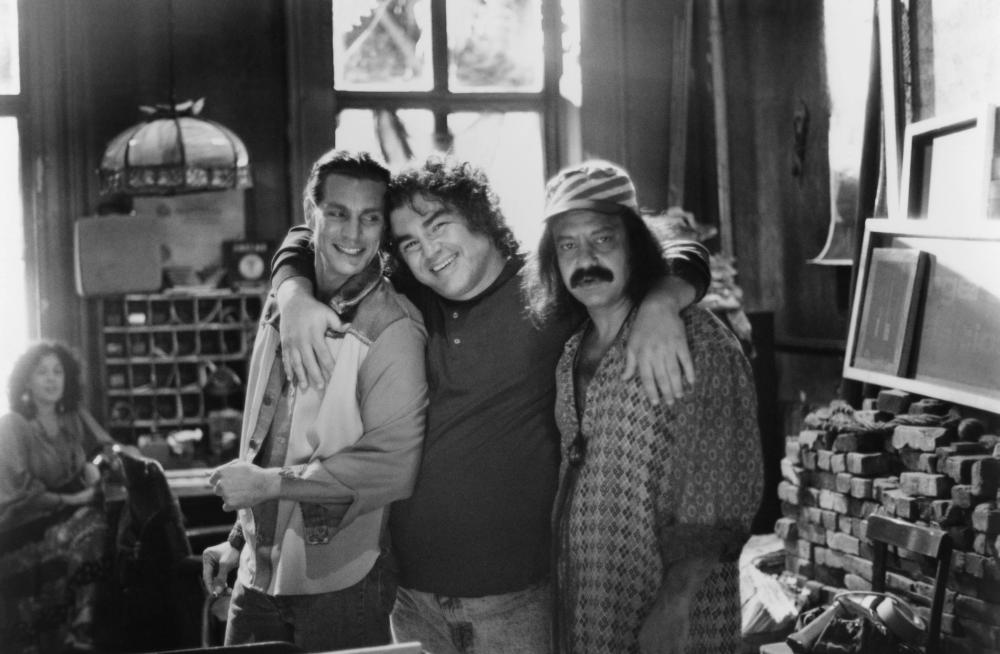 RUDE AWAKENING, Eric Roberts, producer and director Aaron Russo, Cheech Marin, 1989, ©Orion Pictures /