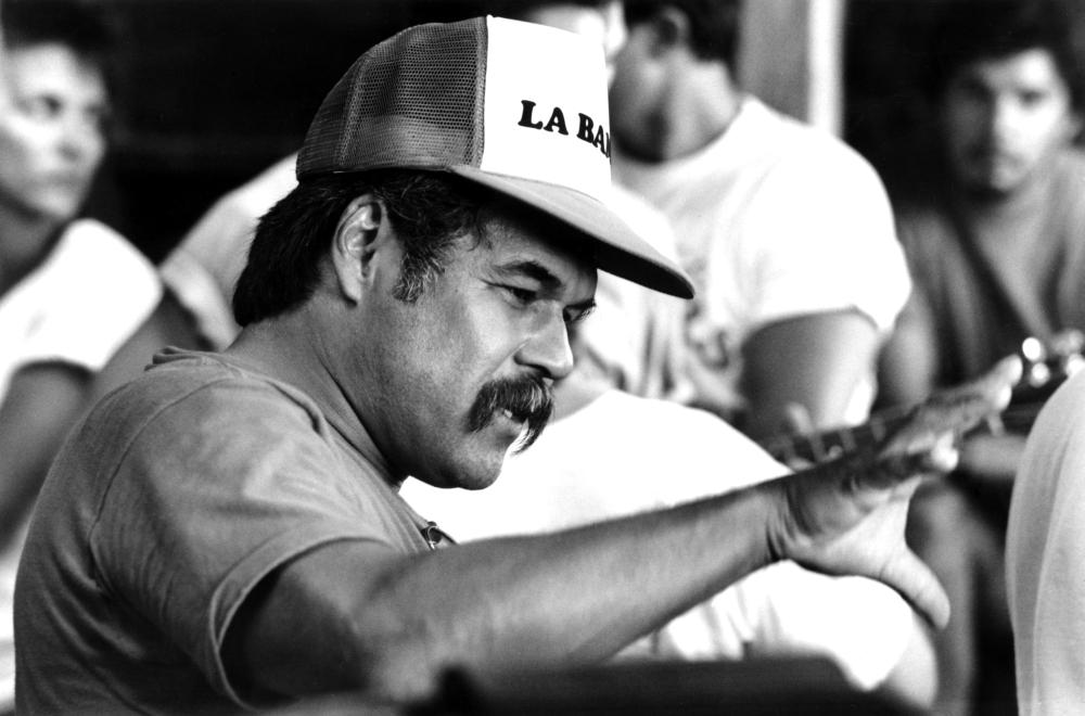 LA BAMBA, Writer and Director Luis Valdez, 1987. (c) Columbia Pictures.