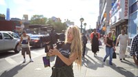 THE WOLFPACK, director Crystal Moselle, on location, 2015. ph: Megan Delaney/©Magnolia Pictures