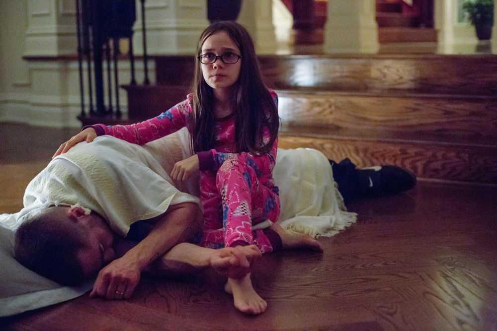 SOUTHPAW, from left: Jake Gyllenhaal, Oona Laurence, 2015. ph: Scott Garfield/©Weinstein Company