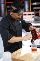 Food Fighters, Chris Oh, 'Alice Currah', Season 2, Ep. #10, 09/03/2015, ©NBC