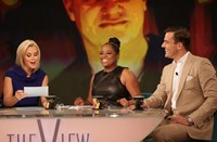 The View, Jenny McCarthy (L), Sherri Shepherd (C), Bill Rancic (R), 08/11/1997, ©ABC