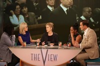 The View, from left: Jenny McCarthy, Nancy Grace, Sherri Shepherd, Bill Rancic, 08/11/1997, ©ABC