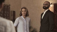 Madam Secretary, Téa Leoni (L), Usman Ally (R), 'Tamerlane', Season 1, Ep. #16, 03/15/2015, ©KSITE