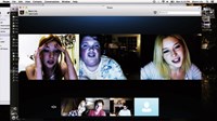 UNFRIENDED, (aka CYBERNATURAL), top, from left: Courtney Halverson, Jacob Wysocki, Renee Olstead, bottom, from left: Shelley Hennig, Moses Jacob Storm, Will Peltz, 2014. ©Universal Pictures