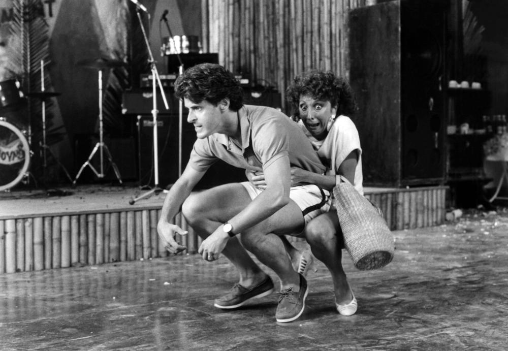CLUB PARADISE, Steven Kampmann, Andrea Martin, 1986. ©20thCentFox/courtesy Everettampmann, 1986. ©Warner Brothers/courtesy Everett