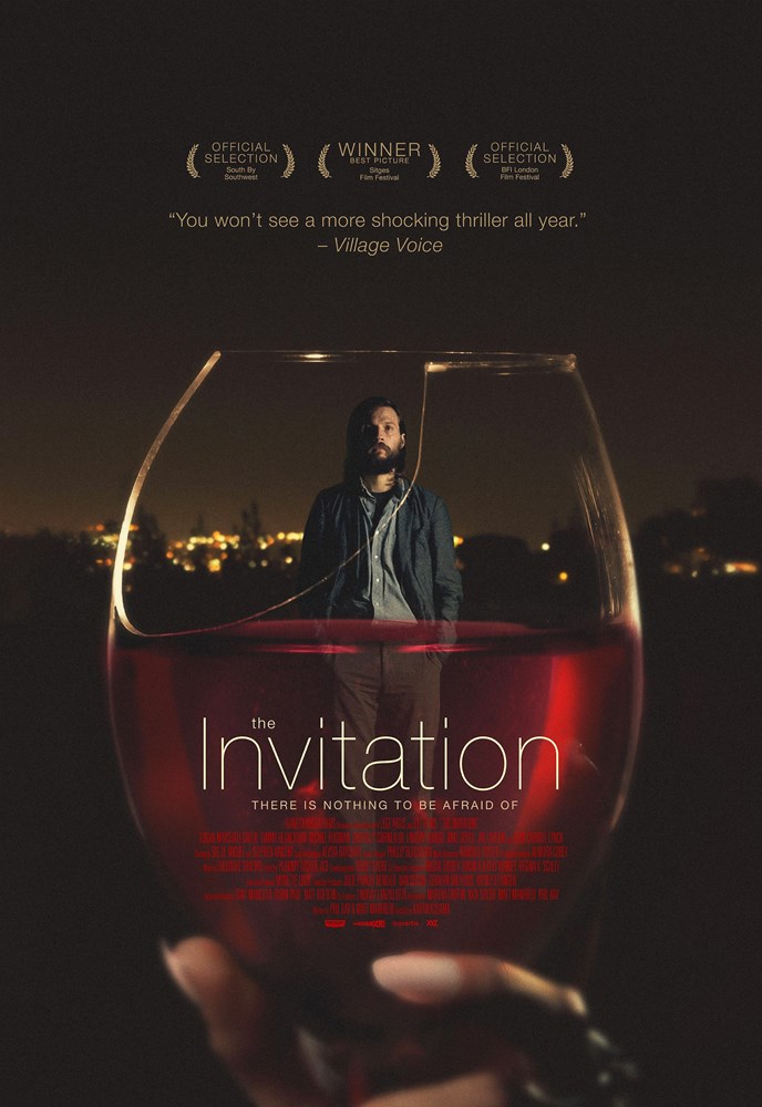 THE INVITATION, US poster art, Logan Marshall-Green, 2015. ©Drafthouse Films