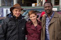 Taxi Brooklyn, Chyler Leigh (L), Jacky Ido (R), 'Deadline Brooklyn', Season 1, Ep. #8, 08/13/2014, ©NBC