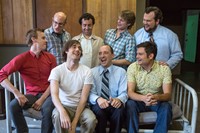 The Birthday Boys, from left: Dave Ferguson, Chris VanArtsdalen, Mike Hanford, Matt Kowalick, Tony Hale, Jefferson Dutton, Mike Mitchell, Tim Kalpakis, 'Cerf's Folly', Season 2, Ep. #9, 12/12/2014, ©IFC
