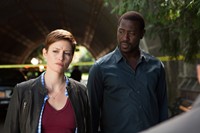 Taxi Brooklyn, Chyler Leigh (L), Jacky Ido (R), 'Love Hurts', Season 1, Ep. #6, 07/30/2014, ©NBC