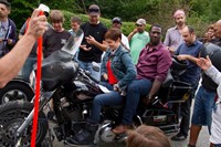 Taxi Brooklyn, Chyler Leigh (L), Jacky Ido (R), 'Precious Cargo', Season 1, Ep. #4, 07/16/2014, ©NBC