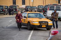 Taxi Brooklyn, Chyler Leigh (L), Jacky Ido (R), 'Deadline Brooklyn', Season 1, Ep. #8, 08/13/2014, ©NBC