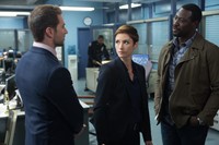 Taxi Brooklyn, Chyler Leigh (L), Jacky Ido (R), 'Deadline Brooklyn', Season 1, Ep. #8, 08/13/2014, ©NBC