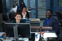 Taxi Brooklyn, Chyler Leigh (L), Jacky Ido (R), 'Double Identity', Season 1, Ep. #9, 08/20/2014, ©NBC