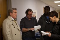 Taxi Brooklyn, James Colby (L), Jacky Ido (R), 'Double Identity', Season 1, Ep. #9, 08/20/2014, ©NBC