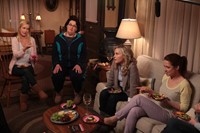 The Office, from left: Angela Kinsey, Phyllis Smith, Nancy Walls, Ellie Kemper, 'Finale, Part 1 & 2', Season 9, Ep. #23, 05/16/2013, ©NBC