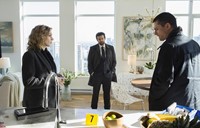 Motive, Kristin Lehman (L), Louis Ferreira (C), Warren Christie (R), 'For You I Die', Season 2, Ep. #13, 08/27/2014, ©ABC