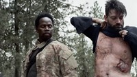 Z Nation, Harold Perrineau (L), Keith Allan (R), 'Puppies And Kittens', Season 1, Ep. #1, 09/12/2014, ©SYFY