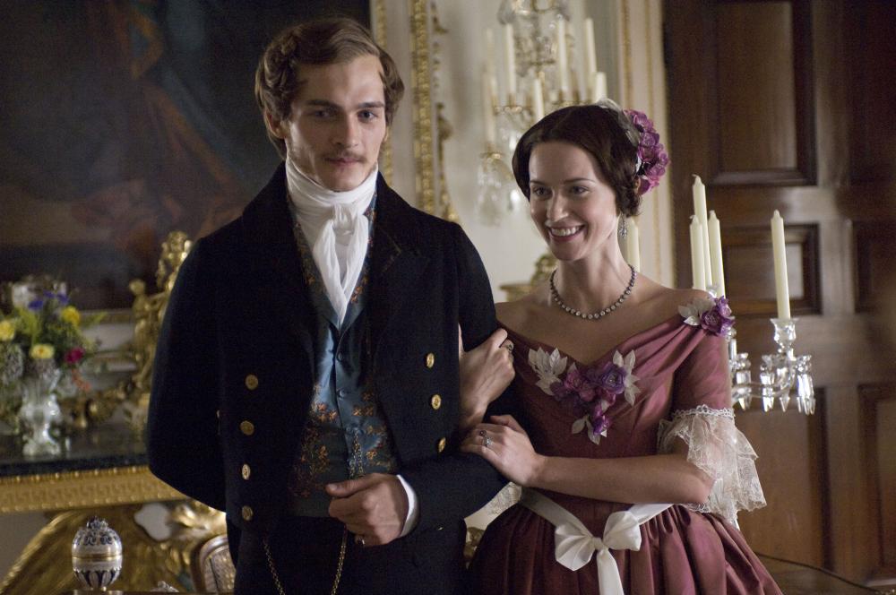 THE YOUNG VICTORIA, from left: Rupert Friend, as Prince Albert, Emily Blunt, as Victoria, 2009. ©Momentum Pictures