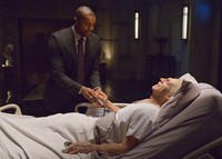The Strain, Roger R Cross (L), Jonathan Hyde (R), 'Last Rites', Season 1, Ep. #12, 09/28/2014, ©FX