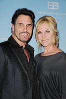 The Bold and the Beautiful, Donald Diamont (L), Cindy K Ambuehl (R), 03/23/1987, ©CBS