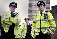 Babylon, Owain Arthur (L), Jill Halfpenny (C), Cavan Clerkin (R), 'Victoria Park', Season 1, Ep. #4, 01/29/2015, ©SC