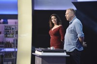 The Taste, Nigella Lawson (L), Andy Ricker (R), 'Bring the Heat', Season 3, Ep. #6, 01/15/2015, ©ABC