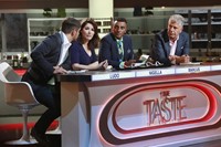 The Taste, Nigella Lawson (L), Marcus Samuelsson (C), Anthony Bourdain (R), 'Under the Sea', Season 3, Ep. #2, 12/11/2014, ©ABC