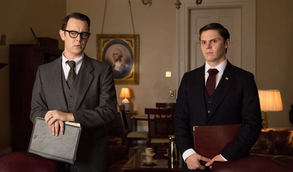 ELVIS & NIXON, from left: Colin Hanks, Evan Peters, 2016. ph: Steve Dietl/© Bleecker Street Media