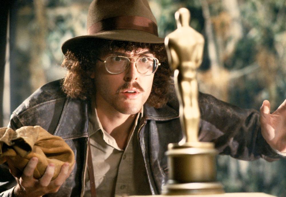 UHF, Weird Al Yankovic, as Indiana Jones, 1989. ©Orion Pictures