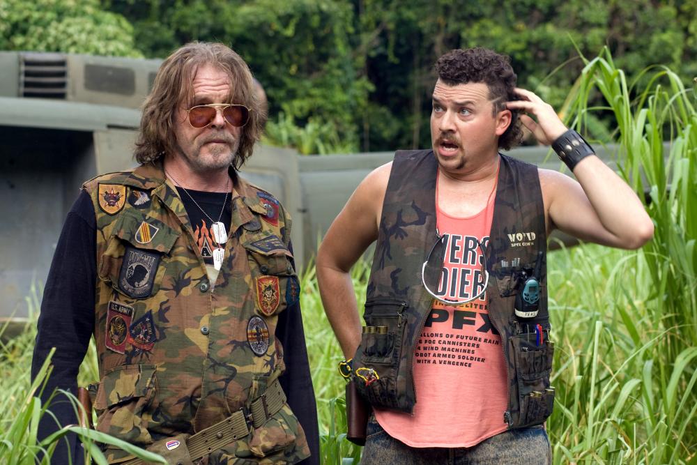 TROPIC THUNDER, from left: Nick Nolte, Danny McBride, 2008. ©DreamWorks Distribution