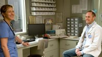 Nurse Jackie, Edie Falco (L), Paul Schulze (R), 'Steak Knife', Season 1, Ep. #7, 07/20/2009, ©SHO