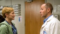 Nurse Jackie, Edie Falco (L), Paul Schulze (R), 'Ring Finger', Season 1, Ep. #10, 08/10/2009, ©SHO