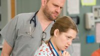 Nurse Jackie, Paul Schulze (L), Merritt Wever (R), 'Silly String', Season 2, Ep. #7, 05/03/2010, ©SHO