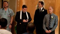Nurse Jackie, Stephen Wallem (L), Paul Schulze (R), '...deaf blind tumor pee-test ', Season 3, Ep. #12, 06/20/2011, ©SHO