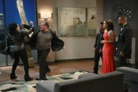 K.C. Undercover, from left: Roz Ryan, Kamil McFadden, Tammy Townsend, Kadeem Hardison, 'How K.C. Got Her Swag Back', Season 1, Ep. #6, 03/08/2015, ©DISNEYCHANNEL