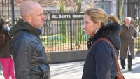 Nurse Jackie, Paul Schulze (L), Edie Falco (R), 'Candyman', Season 6, Ep. #9, 06/08/2014, ©SHO