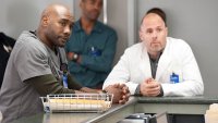 Nurse Jackie, Morris Chestnut (L), Paul Schulze (R), 'Pillgrimage', Season 6, Ep. #2, 04/20/2014, ©SHO