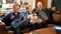 Nurse Jackie, Stephen Wallem (L), Merritt Wever (C), Paul Schulze (R), 'Jungle Love', Season 6, Ep. #4, 05/04/2014, ©SHO