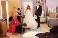 Jessie, from left: Skai Jackson, Peyton Roi List, Karan Brar, Debby Ryan, Pierson Fode, 'Jessie's Aloha Holidays With Parker And Joey', Season 3, Ep. #26, 11/28/2014, ©DISNEYCHANNEL