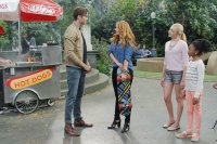 Jessie, from left: Pierson Fode, Debby Ryan, Peyton Roi List, Skai Jackson, 'The Runaway Bride of Frankenstein', Season 3, Ep. #23, 10/02/2014, ©DISNEYCHANNEL
