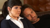 Californication, Madeleine Martin (L), David Duchovny (R), 'The Apartment', Season 3, Ep. #8, 11/15/2009, ©SHO